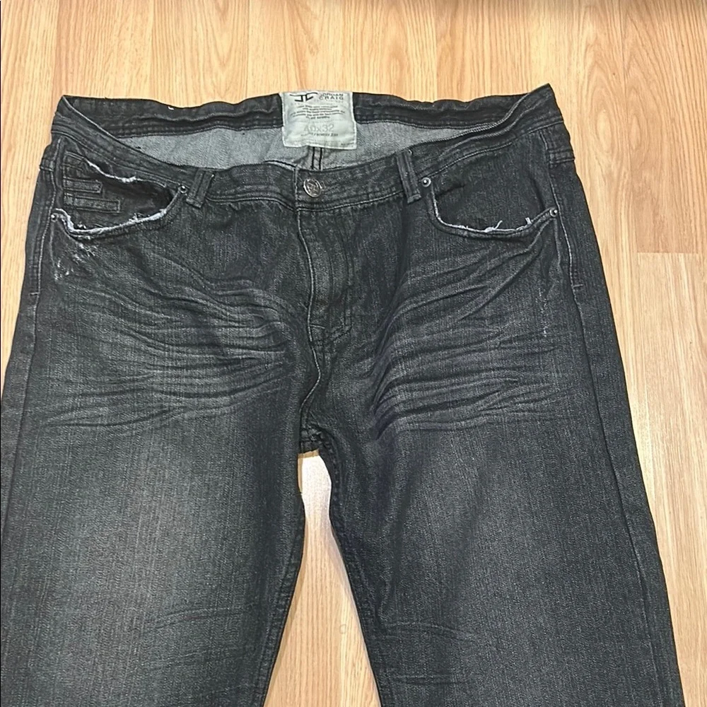 Jordan Craig Slim Fit / Bowery Relaxed Jeans with Modern Distressed Style - Picture 4 of 15